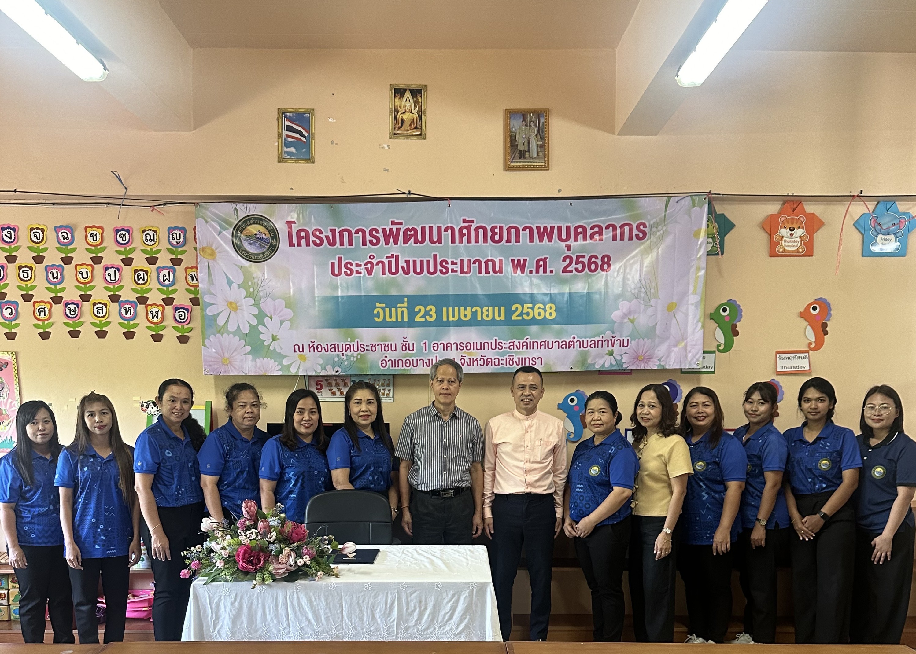 โครงการพัฒนาศักยภาพบุคลากร ประจำปีงบประมาณ พ.ศ.2568